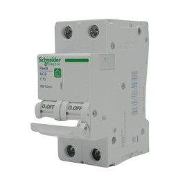 RASMACOR Circuit Breaker Switch 2P 10A RESI9 Rasmacor R9F12210 Curve C Frequency 50/60 Hz UNE/EN 60898-1 CE Standard 10 Amp Automatic 2-Pin Automatic Switch