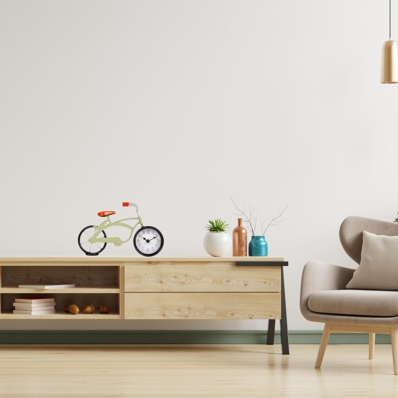 FTWDesign Retro Metal Bicycle Clock