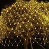 Gresonic Net Fairy Lights Warm White 160LED 1.9mx0.9m/6.5ftx3.2ft 8 Mode