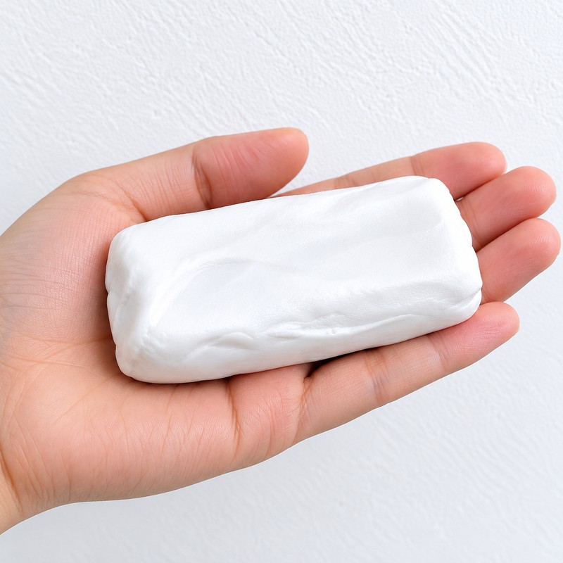 White Sealant Putty for Wall Holes and Pipe Gaps –