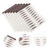OHPHCALL Rtificial Eyebrow Set 6pcs Eyebrow Transfer Stickers Prime Material