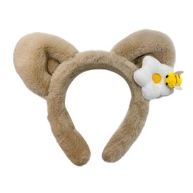 Fashion Headbands For Women - Spa Makeup Headband - Non Slip Cute Bear Ears Hair Accessories For Face Washing Protection Daily Fashion Styling Women Girls Running Hiking Spa Makeup Party