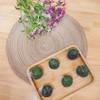 15 Inch Round Placemats for Dining Table Set of 6