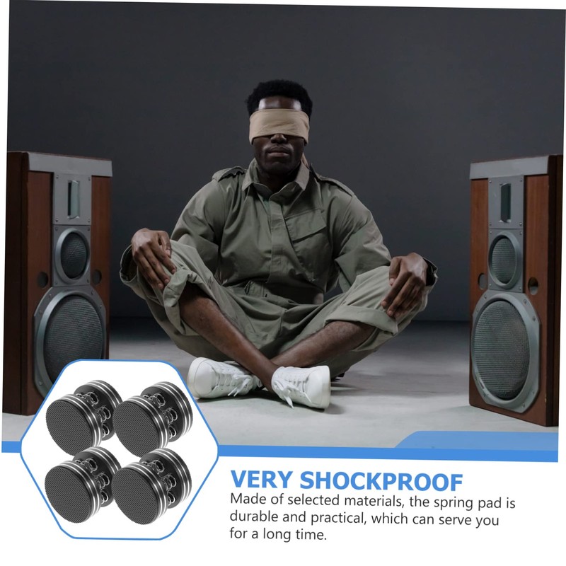 COHEALI 4Pcs Speaker Isolation Pads Vibration Dampening Feet for HiFi