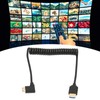 HD Multimedia Interface Cable 8K 48Gbps Right Elbow Mini HD