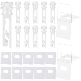 Vertical Blind Repair Tabs and Vertical Blind Stem Replacement Window Blind for Broken and Missing Vertical Blinds Repairing (24 Pieces)