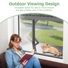 Catio Outdoor Cat Enclosure Window Perch for Sunbathing, Napping, Overlooking
