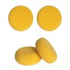 Round Painting Sponges 4 Pack Yellow Artist Sponges for Watercolor,