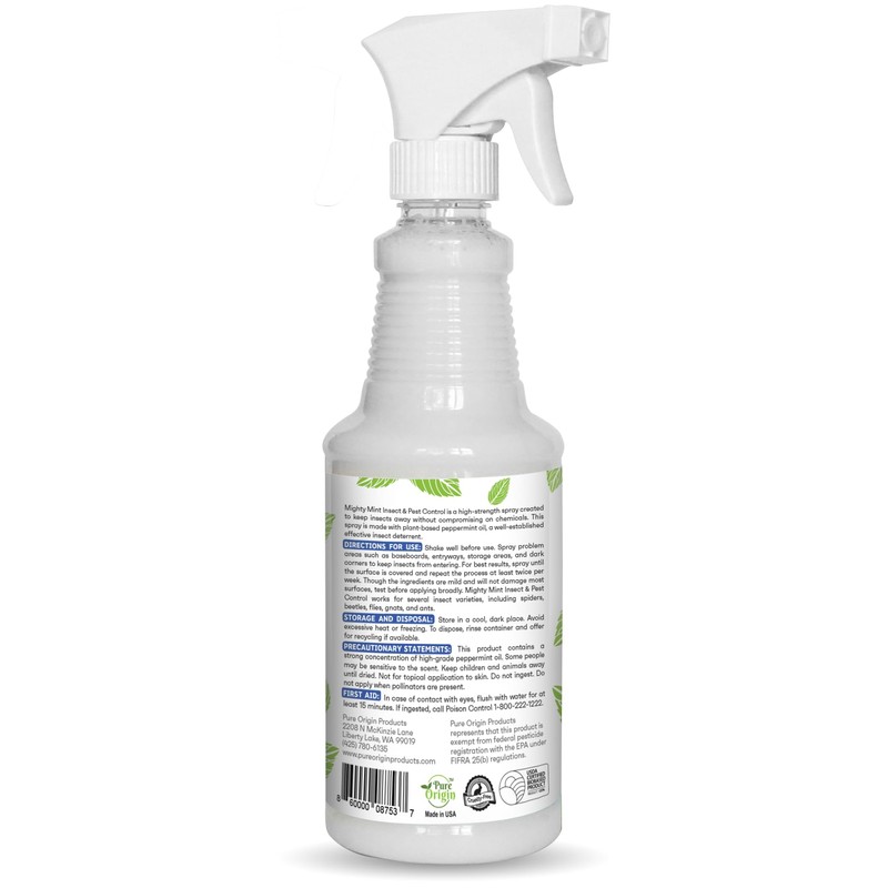 Mighty Mint Peppermint Oil Insect Repellent Spray – Natural Indoor
