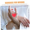 TOVINANNA Abc Plaster 3sets Heart Shaped Bandage Patches for Caring