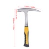 Brick Hammer Rubber Handle Impact Resistant Geological Pointed Head Duckbill