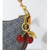 Spenlly Cherry Bag Charm, Cherry Keychain Hanging Cherry Purse Charm