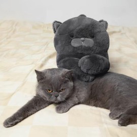 Ryttir Ultra Soft Stuffed Cat Stuffed Animal Plush Pillow- 40" Long Fluffy Kitty Hugging Toy,Hypoallergenic Cat Toys for Kids & Adults