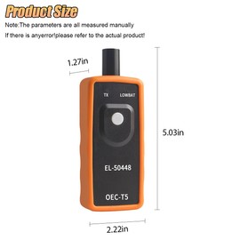 ZIMISI EL-50448 TPMS Relearn Tool, OEC-T5 Tire Pressure Monitor Sensor System Activation and Reset Tool, Programming Training Reset Tools for GM/Buick/Chevy Series Vehicles