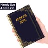 Address Book with Alphabetical Tabs - Small Address Book Spiral