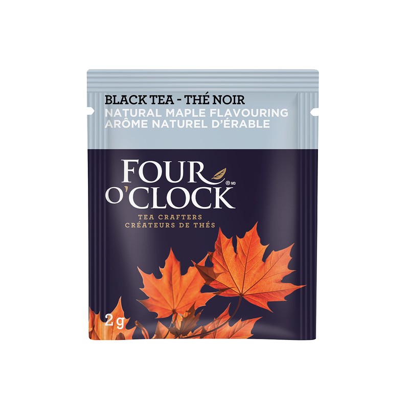Four O'Clock Black Tea Maple, Kosher, Gluten-Free, 20 Count, 40g