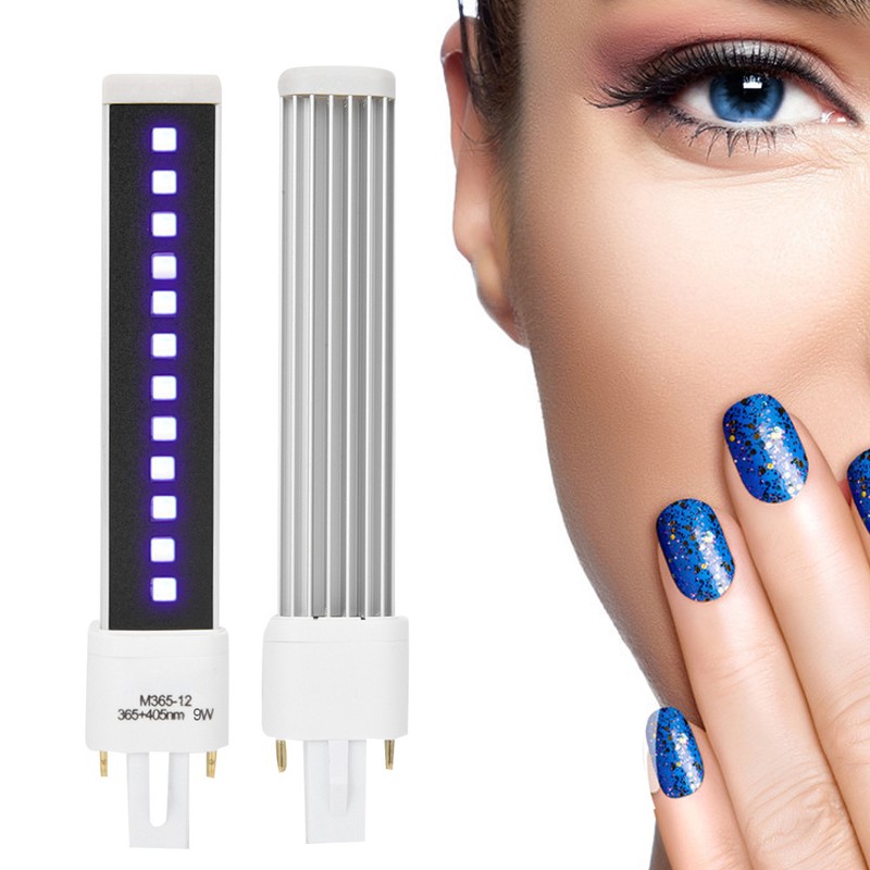 Double Light Source Nail Gel Curing Dryer Light Tube Replacement