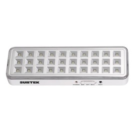 Surtek LRES3 Lámpara de LED recargable, para emergencia 180 lm