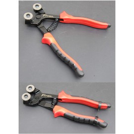 Wheeled Glass Tile Nippers, Stained Glass Mosaic Backsplash DIY Tile Working Tool, with Two Tungsten-carbide Scoring Wheels 7/8-Inch, Ceramic Tile Cutting Shapping Plier, Tile & Mosaic Nippers