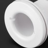 Thru-Hull Connector 1‑1/4in Thru Hull Fitting White Plastic Hose Connector