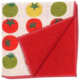 Wataol Semi Washed Towel Handkerchief, Various Tomatoes, Bean