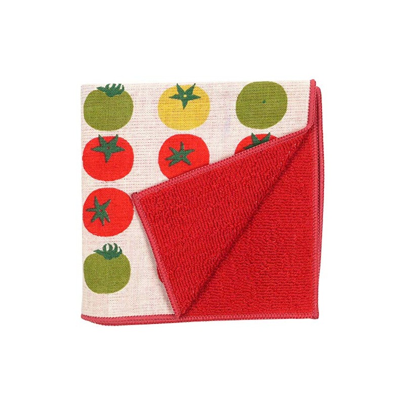 Wataol Semi Washed Towel Handkerchief, Various Tomatoes, Bean