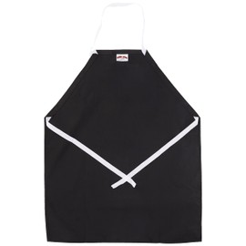 Shirtless BBQ Naked Adjustable Apron; Black
