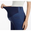 AFITNE Women's Stretch Maternity Jeans Over The Belly Straight Leg