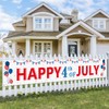 Happy 4th of July Banner Balloons Burgee
