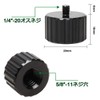 Huepar 5/8"-11 Female Thread, 1/4"-20 Male Thread Diameter Conversion Adapter,