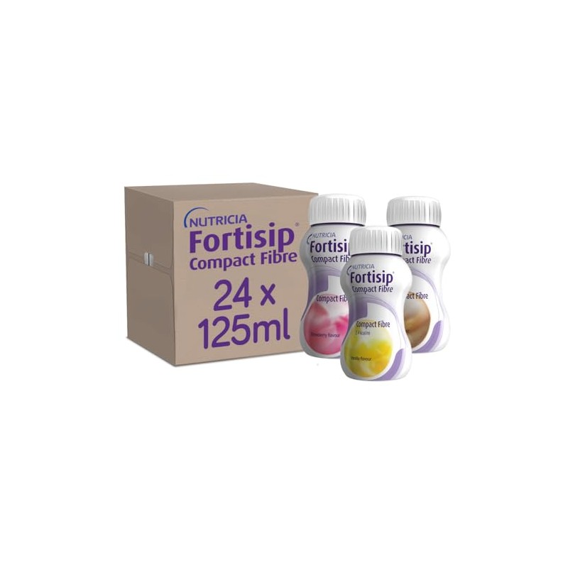 FORTISIP Compact FIBRED Mixed CASE: 2 Mocha, 2 strawb, 2