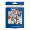 Sealey Small Crocodile Clip - Pack of 12 (6 Pairs)