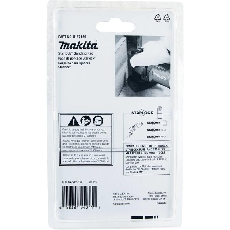 Makita B-67169 Starlock® Sanding Pad