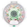 Live Fine 28-Day Automatic Pill Dispenser Frosted Lid with Upgraded