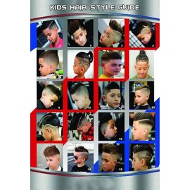 Best Buy Point 24 X 36 BARBER SHOP POSTER MODERN HAIR STYLES FOR MEN YOUTH AND KIDS