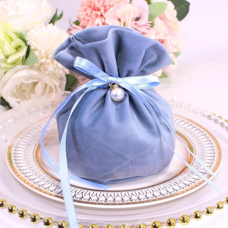 Audiofan Velour Drawstring Bag, Accessories, Storage, Jewelry Pouch, Velvet, Luxury,