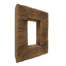 Universal Electrical Cover for EverStone Faux Stone Siding Panels, 4"W x 3"D x 7 7/8"H, Rustic Roast Color