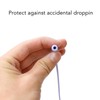 3PCS Eyelash Extension Tweezers Holders Bracelet Silicone Ring Tweezers Protector