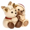 THUN Couple Teddy and Reindeer Hugging