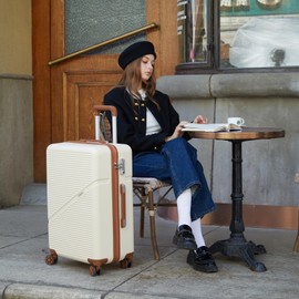 Cosbarn Carry On Luggage 22x14x9 Airline Approved, 20 Inch Carry on Suitcases with Wheels, ABS Lightweight Carry-on Luggage, Travel Suitcase Set with Wheels and TSA Lock