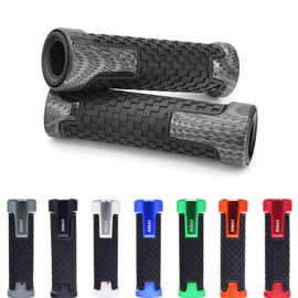 Area1 Motorcycle Handlebar Grips for CBR 125R, CBR 250 R, CBR 500 R, CBR 600 F, CBR 600 RR, CBR 650 F, CBR 650 R, CBR 600 RR, CBR 900 RR, CBR 1000 RR (R Fireblade) (11, Carbon 22/24/25 mm)