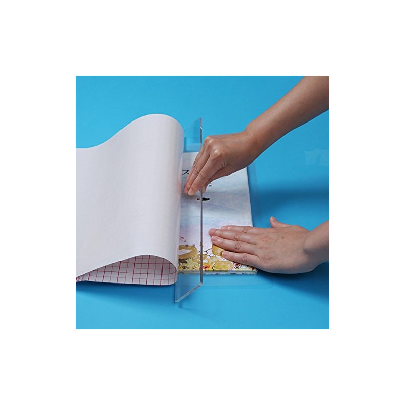 Saitama Welfare Association SAIFUKU Film Pasting Ruler, 13.8 inches (35