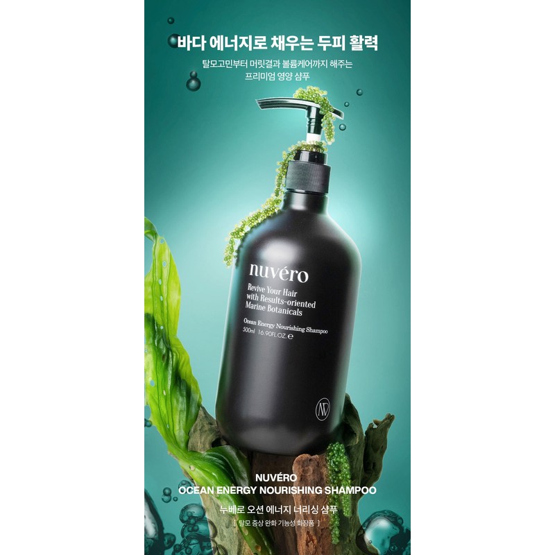 Nuvero Ocean Energy Nourishing Shampoo 500ml / 누베로 오션 에너지