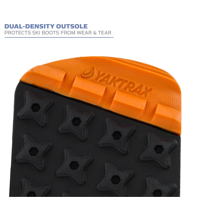 Yaktrax SkiTrax Ski Boot Tracks Traction and Protection Cleats (1