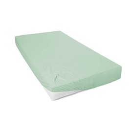 Primera Mako Jersey Fitted Sheet, Eucalyptus, 100 x 220-120 x 200 cm