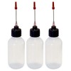 Liberty Products 3-2oz Plastic Squeeze Bottles 1.5" Stainless Applicators