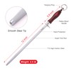 Azhou 12" Professional Knife Sharpener Steel Rod - T12 Carbon