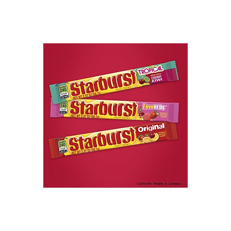 SKITTLES & STARBURST Full Size Variety Mix for Christmas Candy