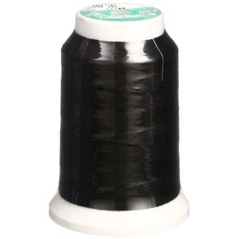 Fujix King span [For overlock sewing machines] #90/1000m col.402 Black