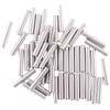 Glarks 50-Pieces 5x25mm Dowel Pin Stainless Steel Shelf Support Pegs